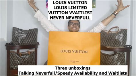 louis vuitton waitlist|louis vuitton never full earnings.